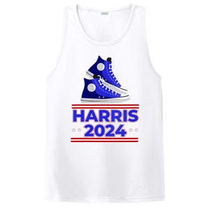 Harris 2024 Vote President Kamala Election Sneakers Meme PosiCharge Competitor Tank