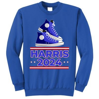 Harris 2024 Vote President Kamala Election Sneakers Meme Gift Sweatshirt