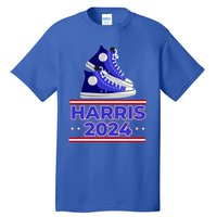 Harris 2024 Vote President Kamala Election Sneakers Meme Gift Tall T-Shirt