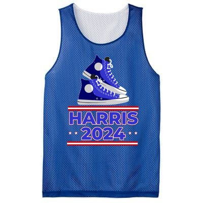 Harris 2024 Vote President Kamala Election Sneakers Meme Gift Mesh Reversible Basketball Jersey Tank