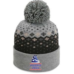 Harris 2024 Vote President Kamala Election Sneakers Meme The Baniff Cuffed Pom Beanie