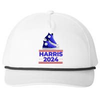 Harris 2024 Vote President Kamala Election Sneakers Meme Snapback Five-Panel Rope Hat