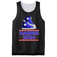 Harris 2024 Vote President Kamala Election Sneakers Meme Mesh Reversible Basketball Jersey Tank