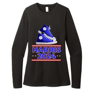 Harris 2024 Vote President Kamala Election Sneakers Meme Womens CVC Long Sleeve Shirt