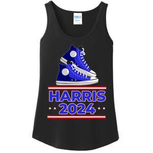 Harris 2024 Vote President Kamala Election Sneakers Meme Ladies Essential Tank