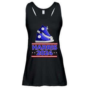 Harris 2024 Vote President Kamala Election Sneakers Meme Ladies Essential Flowy Tank