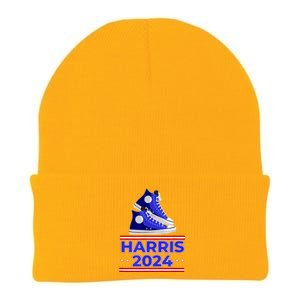 Harris 2024 Vote President Kamala Election Sneakers Knit Cap Winter Beanie