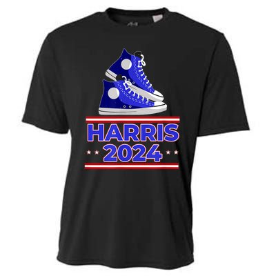 Harris 2024 Vote President Kamala Election Sneakers Cooling Performance Crew T-Shirt