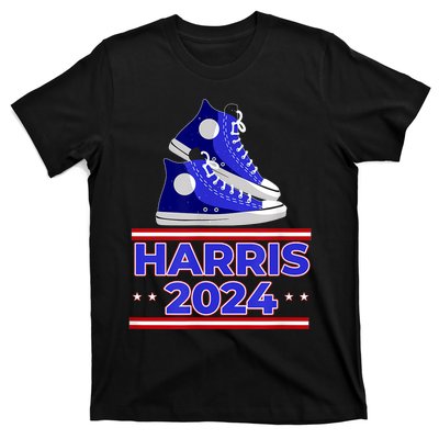 Harris 2024 Vote President Kamala Election Sneakers T-Shirt