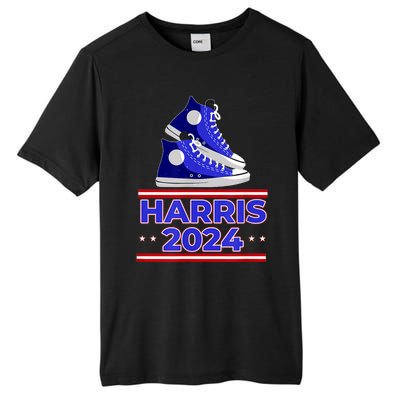 Harris 2024 Vote President Kamala Election Sneakers Tall Fusion ChromaSoft Performance T-Shirt