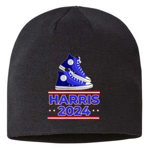 Harris 2024 Vote President Kamala Election Sneakers Sustainable Beanie