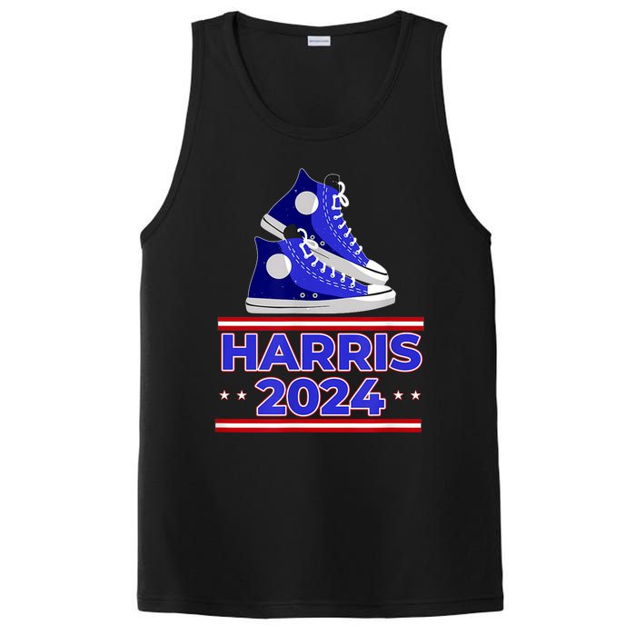 Harris 2024 Vote President Kamala Election Sneakers PosiCharge Competitor Tank