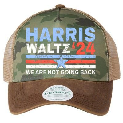 Harriswaltz 2024 WeRe Not Going Back Vote For 2024 Legacy Tie Dye Trucker Hat