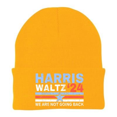 Harriswaltz 2024 WeRe Not Going Back Vote For 2024 Knit Cap Winter Beanie