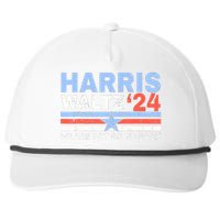 Harriswaltz 2024 WeRe Not Going Back Vote For 2024 Snapback Five-Panel Rope Hat