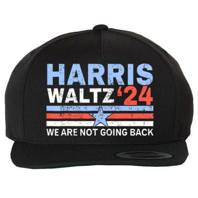 Harriswaltz 2024 WeRe Not Going Back Vote For 2024 Wool Snapback Cap