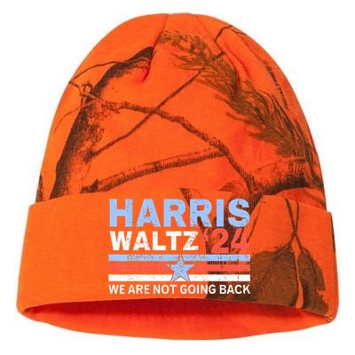 Harriswaltz 2024 WeRe Not Going Back Vote For 2024 Kati Licensed 12" Camo Beanie