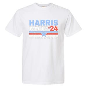 Harriswaltz 2024 WeRe Not Going Back Vote For 2024 Garment-Dyed Heavyweight T-Shirt