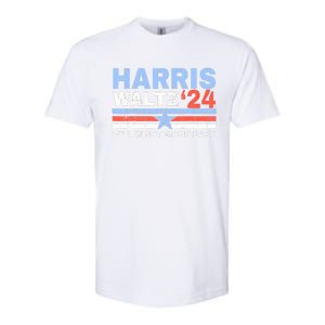 Harriswaltz 2024 WeRe Not Going Back Vote For 2024 Softstyle CVC T-Shirt