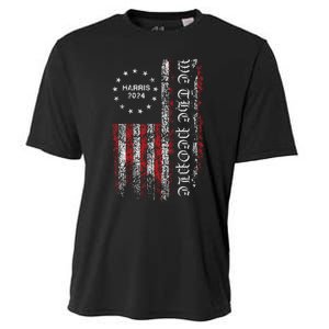 Harris 2024 We The People Us Flag President Campaign Democry Cooling Performance Crew T-Shirt