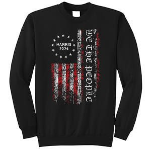 Harris 2024 We The People Us Flag President Campaign Democry Sweatshirt