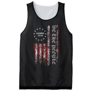 Harris 2024 We The People Us Flag President Campaign Democry Mesh Reversible Basketball Jersey Tank