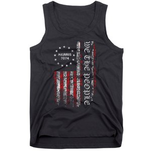 Harris 2024 We The People Us Flag President Campaign Democry Tank Top