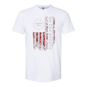 Harris 2024 We The People Us Flag President Campaign Democry Softstyle CVC T-Shirt