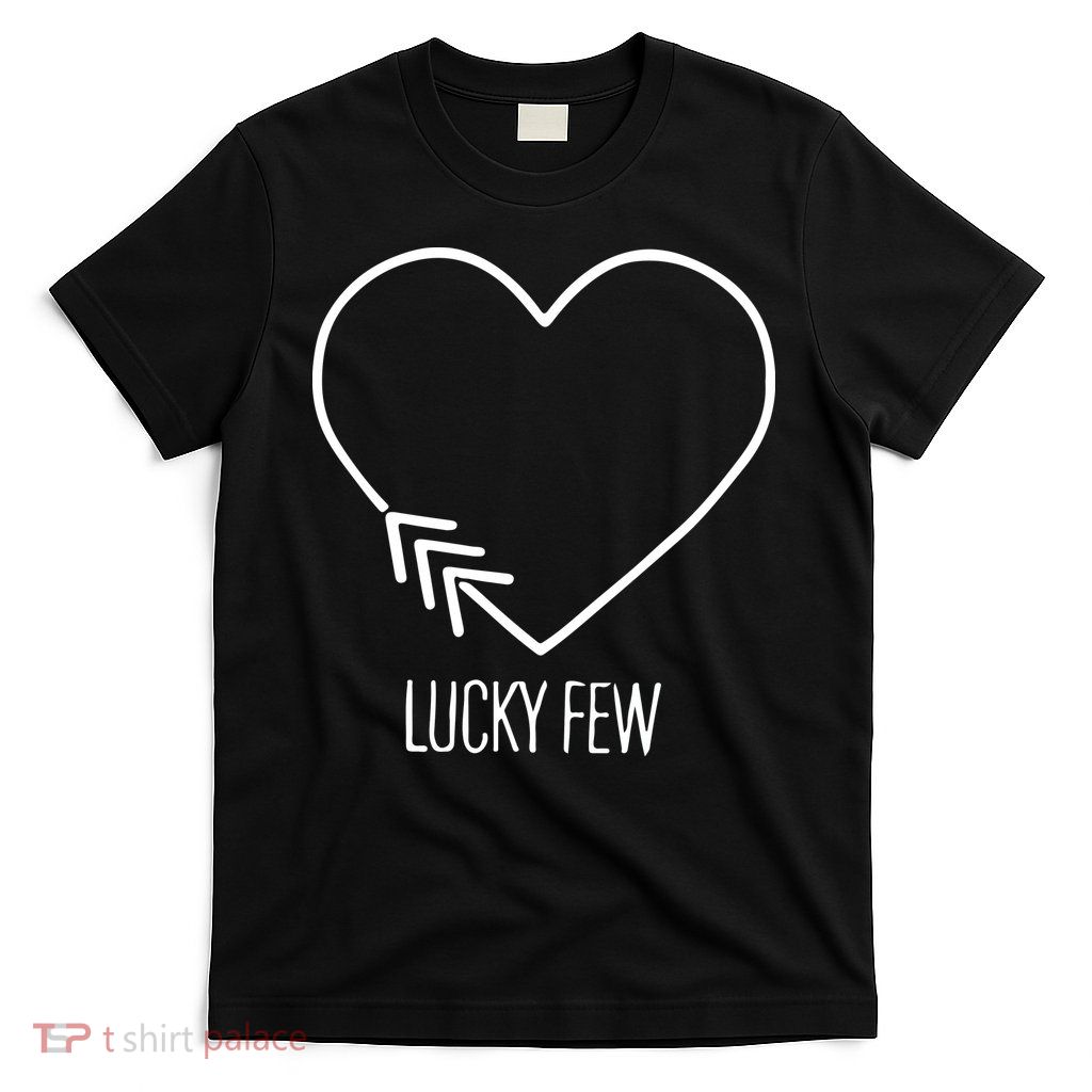 Heart 3 Arrows Lucky Few Tattoo Down Syndrome AwarenessDay T-Shirt