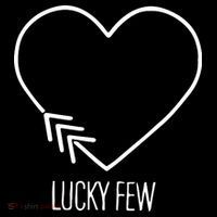 Heart 3 Arrows Lucky Few Tattoo Down Syndrome AwarenessDay Drawstring Bag