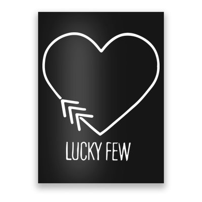 Heart 3 Arrows Lucky Few Tattoo Down Syndrome AwarenessDay Poster