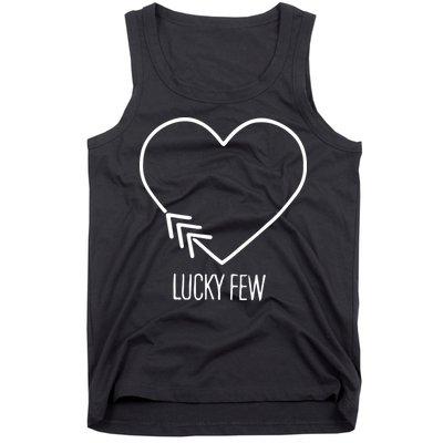 Heart 3 Arrows Lucky Few Tattoo Down Syndrome AwarenessDay Tank Top