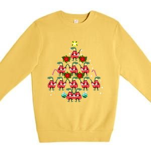 Holiday 365 Christmas Tree Dinosaurs Tree Rex Great Gift Premium Crewneck Sweatshirt