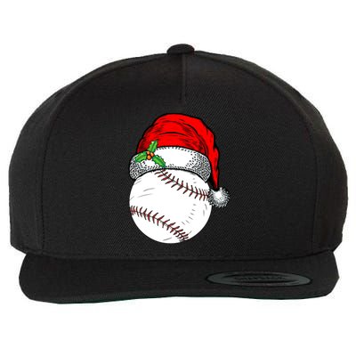 Holiday 365 Christmas Santa Hat Softball Sport Funny Gift Wool Snapback Cap