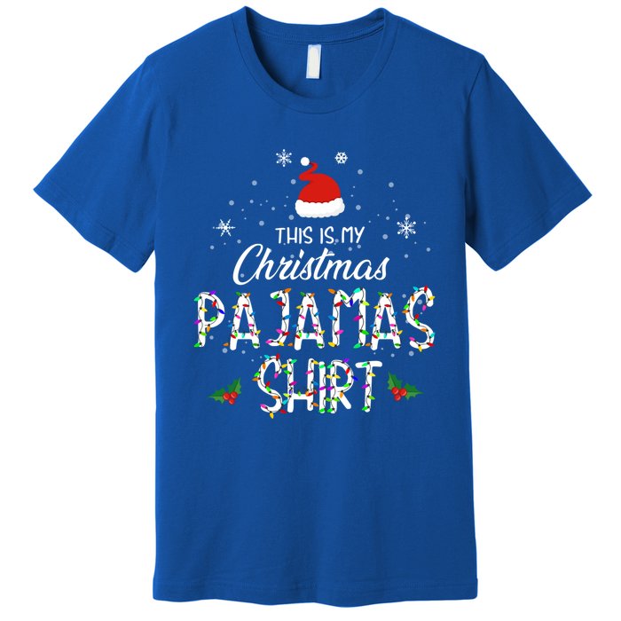 Holiday 365 Christmas This Is My Christmas Pajama Gift Funny Gift Premium T-Shirt