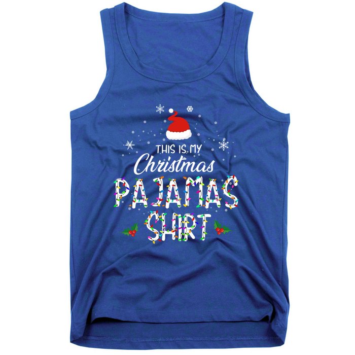 Holiday 365 Christmas This Is My Christmas Pajama Gift Funny Gift Tank Top