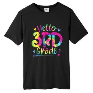 Hello 3rd Grade Teachers Students Tie Dye Back To School Tall Fusion ChromaSoft Performance T-Shirt