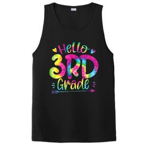 Hello 3rd Grade Teachers Students Tie Dye Back To School PosiCharge Competitor Tank