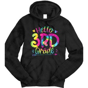 Hello 3rd Grade Teachers Students Tie Dye Back To School Tie Dye Hoodie