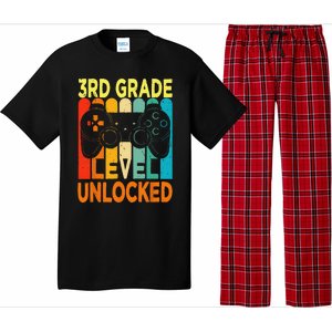 Hello 3rd Grade Level Unlocked Video Game Back To School Pajama Set