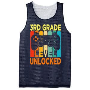 Hello 3rd Grade Level Unlocked Video Game Back To School Mesh Reversible Basketball Jersey Tank