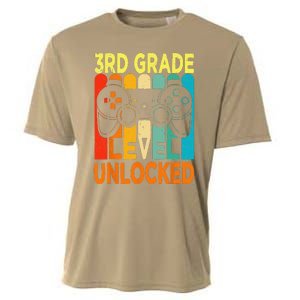 Hello 3rd Grade Level Unlocked Video Game Back To School Cooling Performance Crew T-Shirt