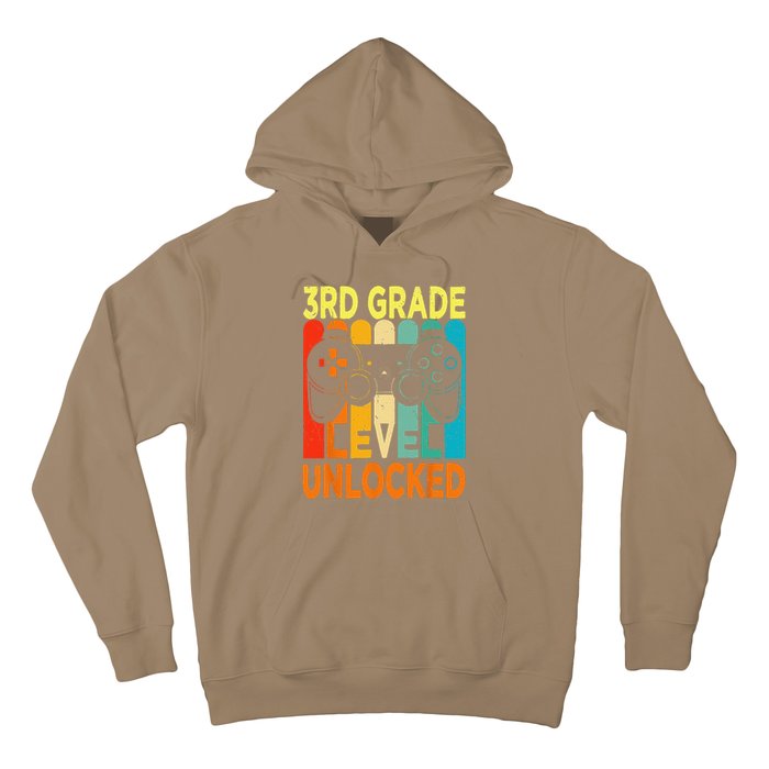 Hello 3rd Grade Level Unlocked Video Game Back To School Hoodie