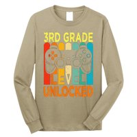 Hello 3rd Grade Level Unlocked Video Game Back To School Long Sleeve Shirt