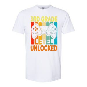 Hello 3rd Grade Level Unlocked Video Game Back To School Softstyle CVC T-Shirt