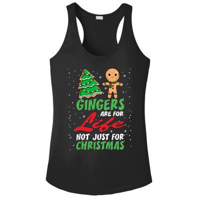 Holiday 365 Gingers Are For Life Not Just For Christmas Gift Ladies PosiCharge Competitor Racerback Tank