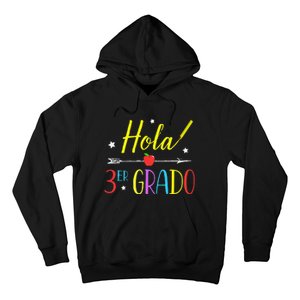 Hello 3rd Grade Spanish Teacher First Day Of School Hoodie