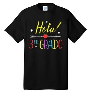 Hello 3rd Grade Spanish Teacher First Day Of School Tall T-Shirt