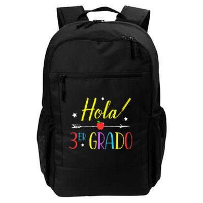 Hello 3rd Grade Spanish Teacher First Day Of School Daily Commute Backpack