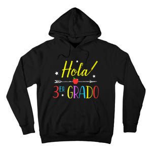 Hello 3rd Grade Spanish Teacher First Day Of School Tall Hoodie